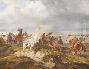 Wildpferdhatz In Der Ungarischen Puszta