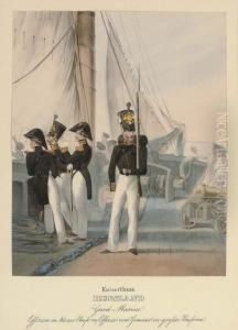 Kaiserthum Russland: Gard Marine; Tscherkess, Unteroffizier; Garde Bataillon Der Finnlandischen Schutzen Subatternoffizier, Stabsoffizier, Gemeiner In Parade; Garde Halb; Garde Escadron Der Crimischen Tartaren; And Garde Escadron Der Crimischen Tartaren