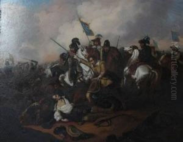 Bataille De L?tzgen, On Trouve Gustave Adolphe, 1632" - view 1