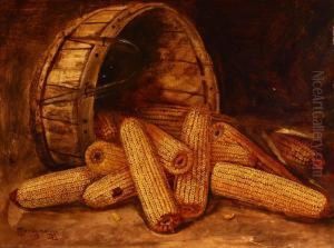 Corn In A Basket by Alfred Montgomery