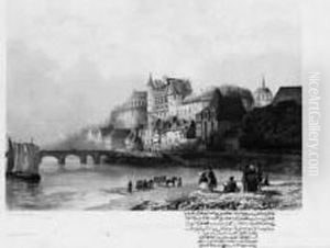 Vue Du Chateau D'amboise. by Jules Monthelier