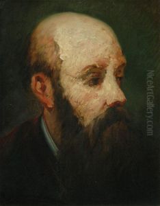 Portrait Of A Man, Possibly The Artist by Adolphe Joseph Thomas Monticelli