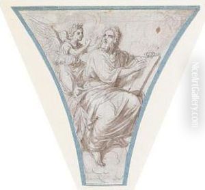 Saint Luke by Angelo Monticelli