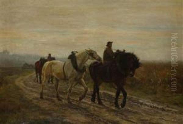 Returning From The Field - view 1