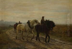 Returning From The Field by Jules Montigny