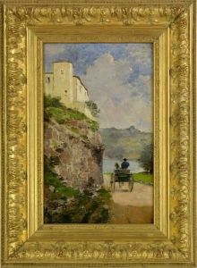 La Charette En Contre-bas Du Chateau