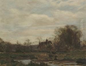 Watersend Near Hatfield by Henry George Moon