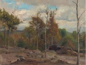 Bushey Wood, After Clearing Of Underwood by Henry George Moon