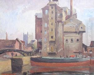 Flour Mill On The Avon by Edward Hartley Mooney