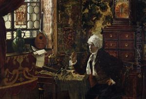 An Interior Scene by Alphons Moor
