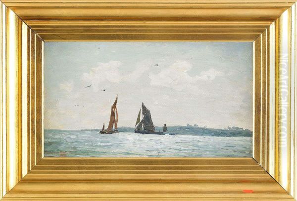 Marint Motiv Med Segelbatar - view 1