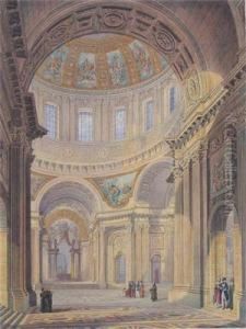 Interior Of The Dome, Hotel Royal Des Invalides, Paris