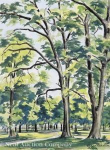 A Path Through Thepark by Eleanor Allen Moore