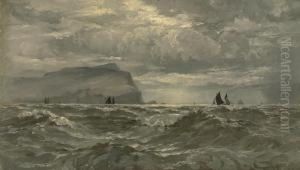 Shipping Off A Rocky Coast