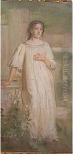 Maiden In A Classical Setting by James Moore