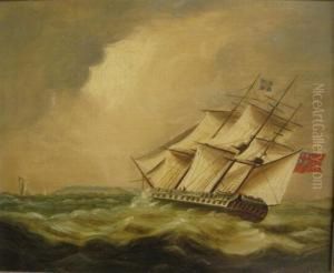 British War Ship by John Moore