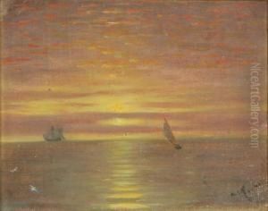 Lake George by Nelson Augustus Moore