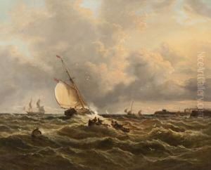 Shipping Off A Breakwater