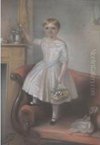Portrait Of A Child by William, Moore Snr.