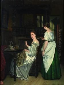 La Reception De La Missive by Franz Moormans