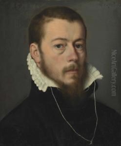 Portrait Of A Gentleman by Giacomo Antonio Moro