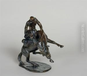 Bronco Rider by Joseph Jacinto Mora