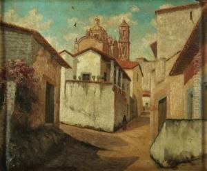 Pueblo Con Iglesia