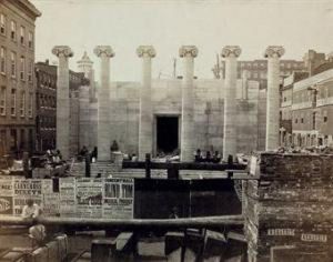 Portico, Construction Of The Bank Of Pennsylvania