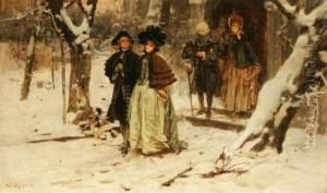 Winter Stroll by Leon John Moran