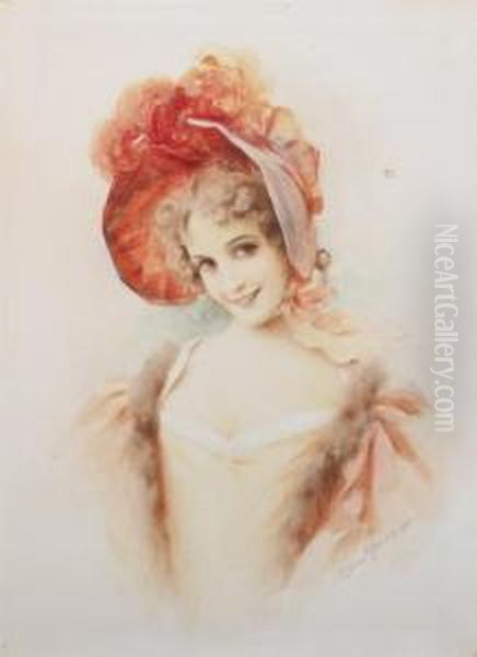 Woman In Bonnett - view 1