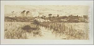 Landscapewith Stream by Mary Nimmo Moran