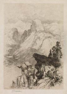 Half Dome: View From Moran Point by Thomas Moran