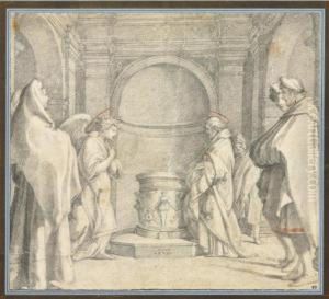 The Annunciation To Zacharias, After Andrea Del Sarto