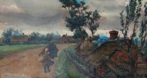 A Windy Day by C Morant