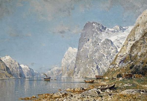 A Norwegian Fjord - view 1