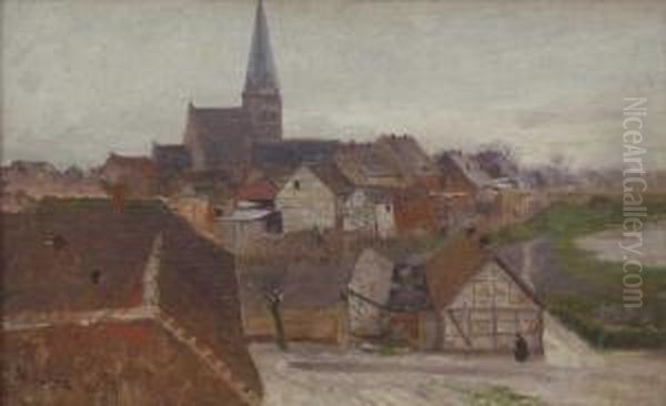 Ansicht Eines Stadtchen In Mecklenburg ? - view 1