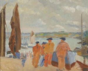 Port De Douarnenez by Paul Morchain