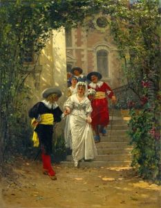 Das Brautgeleit by Adrien Moreau