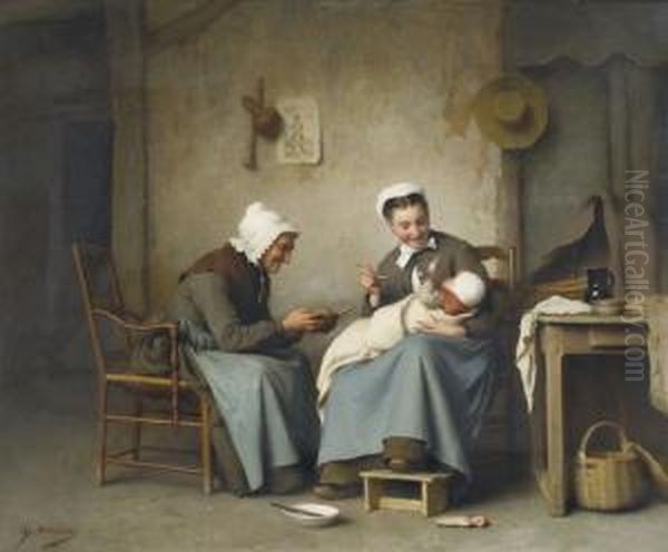 Kleinkind Mit Mutter Und Grossmutter - view 1