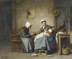 Kleinkind Mit Mutter Und Grossmutter