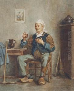 A Good Drink by Charles Moreau