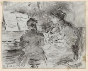 La Lecon De Piano by Georges Moreau de Tours