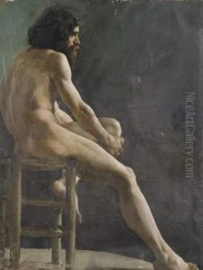 Academie D'homme by Georges Moreau de Tours