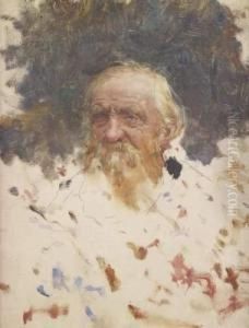 Portrait D'un Vieil Homme by Georges Moreau de Tours