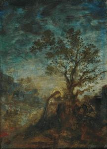 Christ In The Garden Of Olives by Gustave Moreau