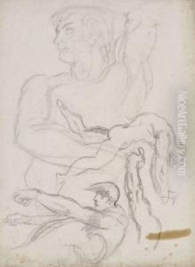 Feuille D'etudes De Figures Masculines