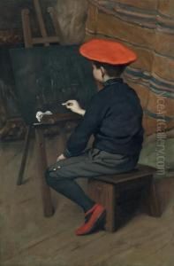 Le Jeune Artiste by Henri Moreau