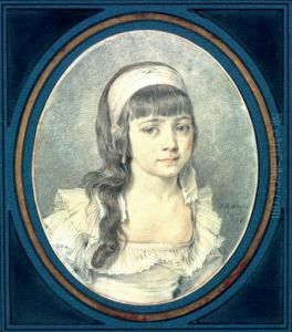 Portrait De Jeune Fille En Buste by Jean-Michel Moreau