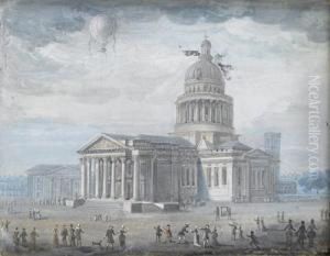 A Capriccio by Louis-Gabriel Moreau the Elder