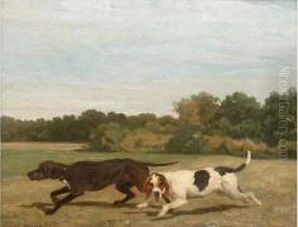 Deux Chiens Courant - view 1